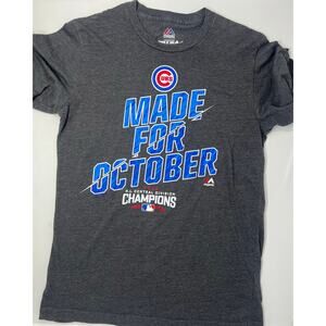 Majestic Triple Peak Cubs Made for October 2016 N.L. Central Division Champions